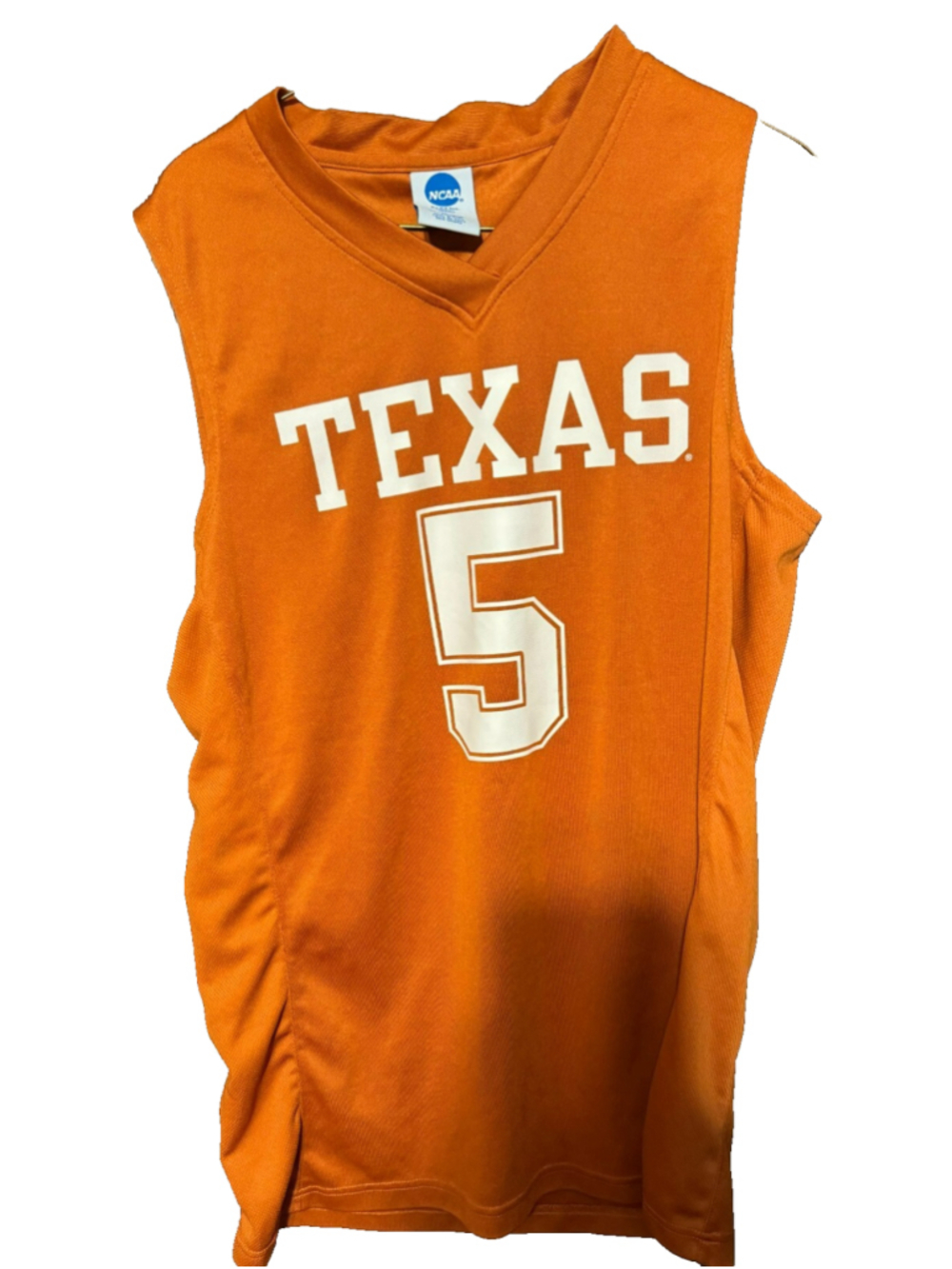 Texas Longhorns #5 Basketball Jersey Men's Size Med Orange